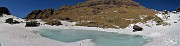 50 Laghetto di Pietra Quadra (2116 m) in lento disgelo